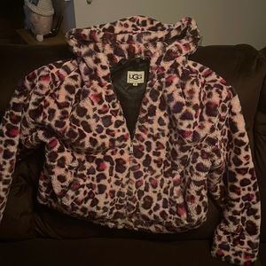 UGG Mandy faux fur hooded jacket